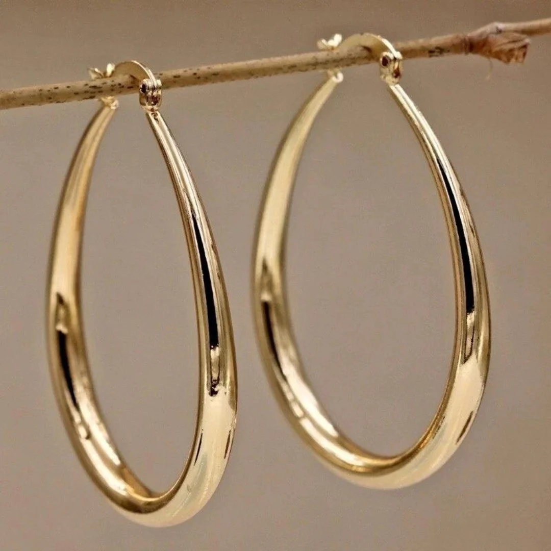 Vintage - Pendientes Dorados Vintage