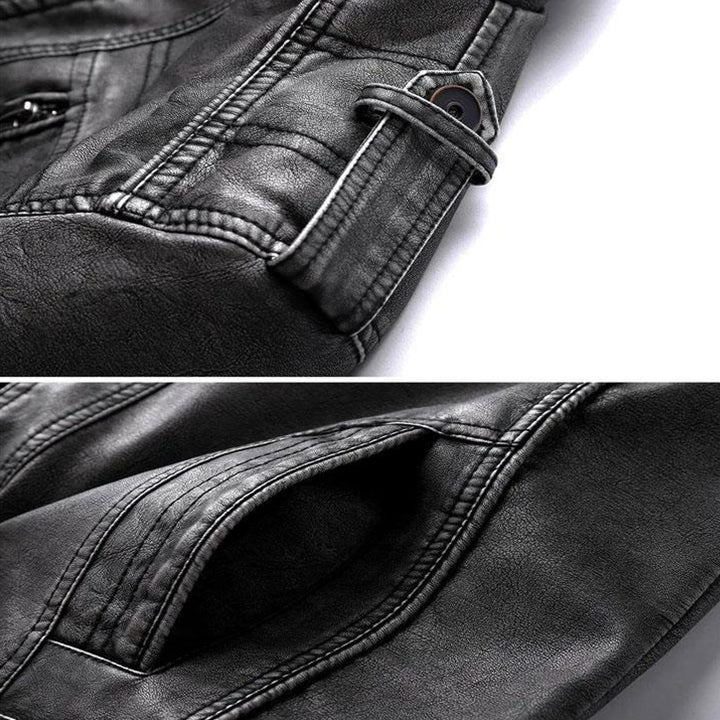 Chaqueta de cuero de lujo