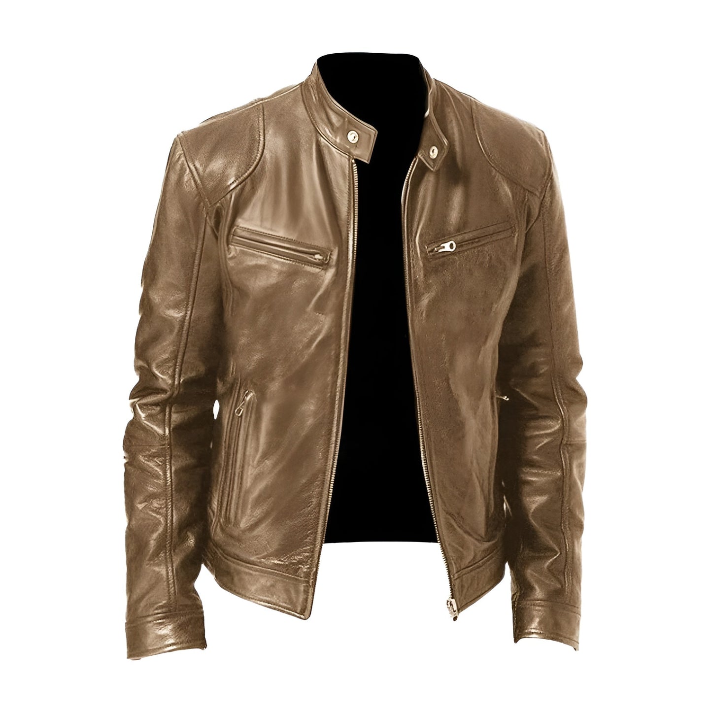 Chaqueta de Cuero Elegante