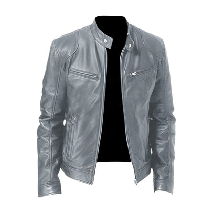 Chaqueta de Cuero Elegante