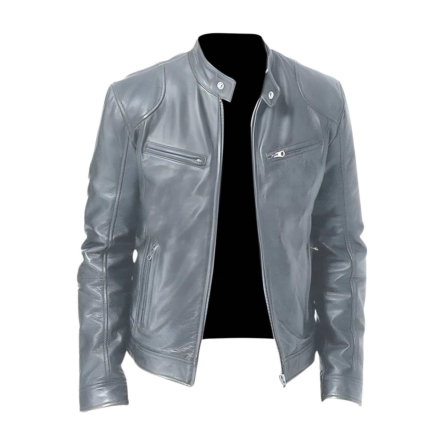 Chaqueta de Cuero Elegante