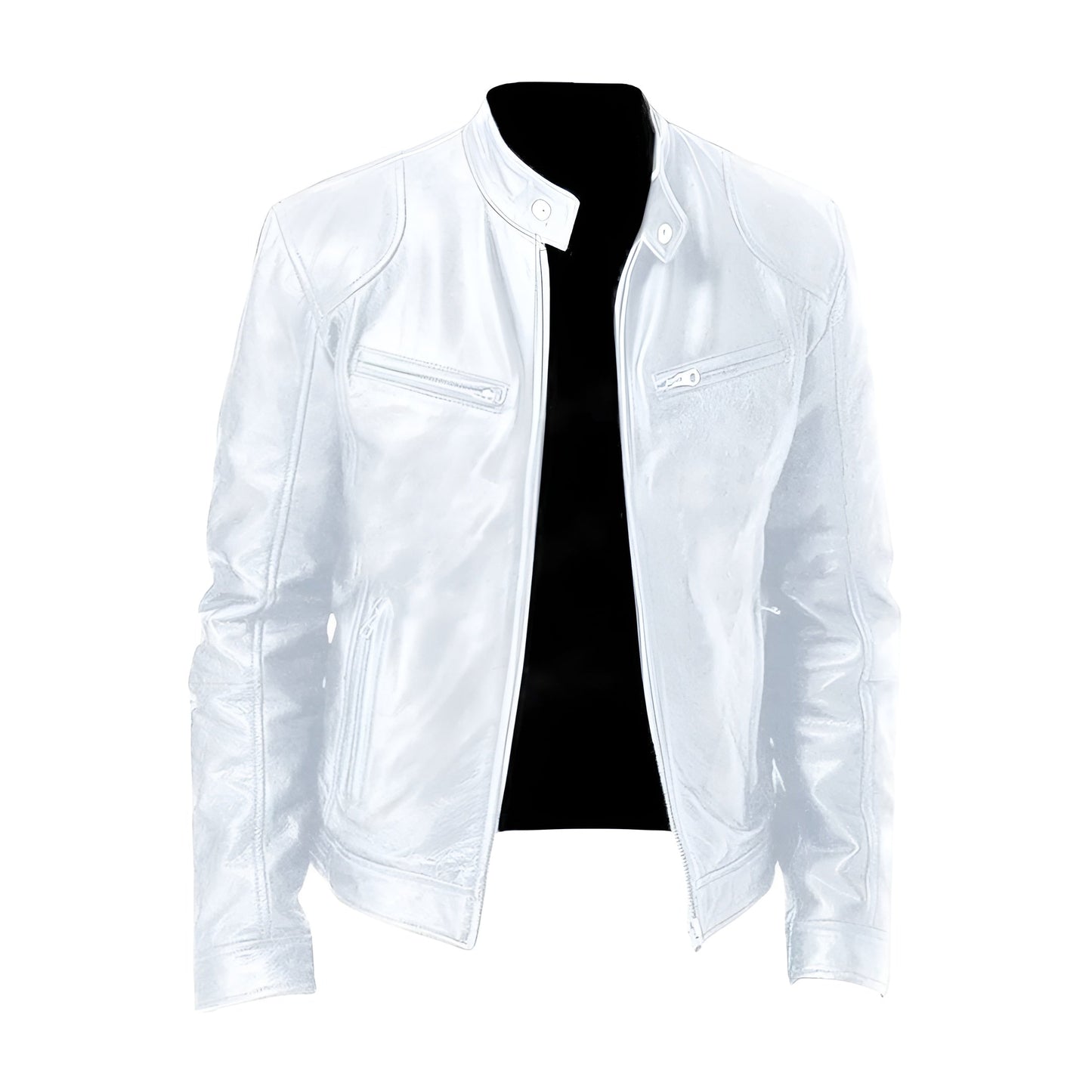Chaqueta de Cuero Elegante