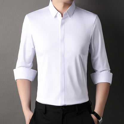 Camisa elástica lisa