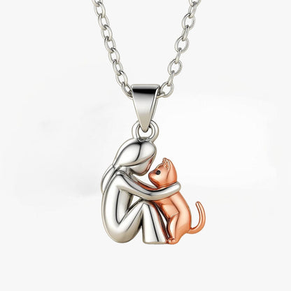 Collar con colgante de gato