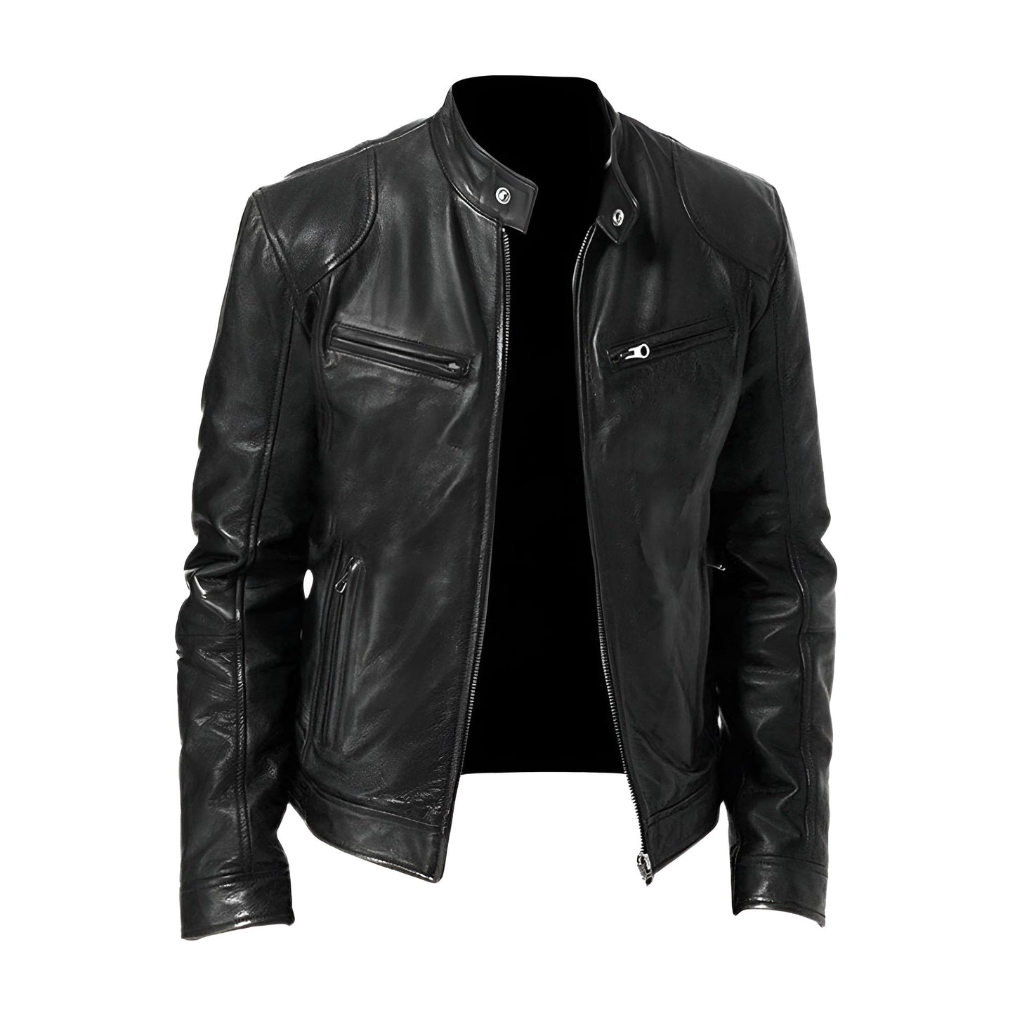 Chaqueta de Cuero Elegante