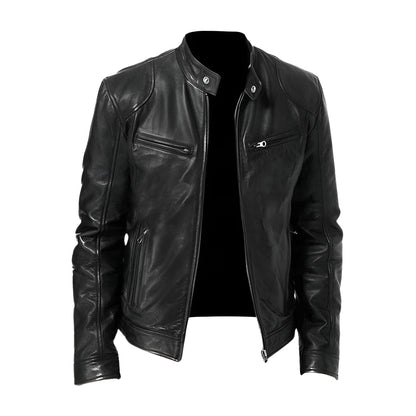 Chaqueta de Cuero Elegante