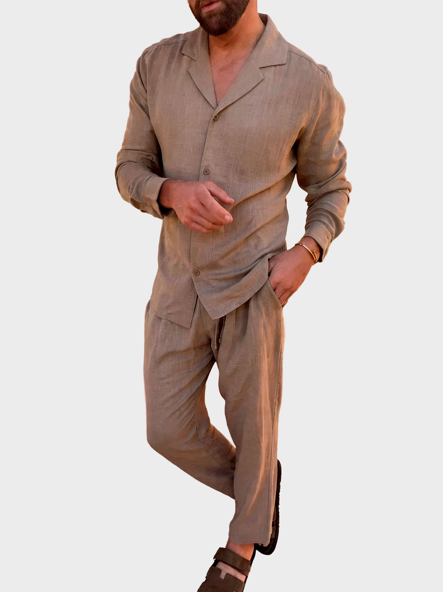 Camisa de lino