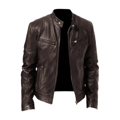 Chaqueta de Cuero Elegante