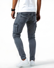 Pantalones cargo elásticos