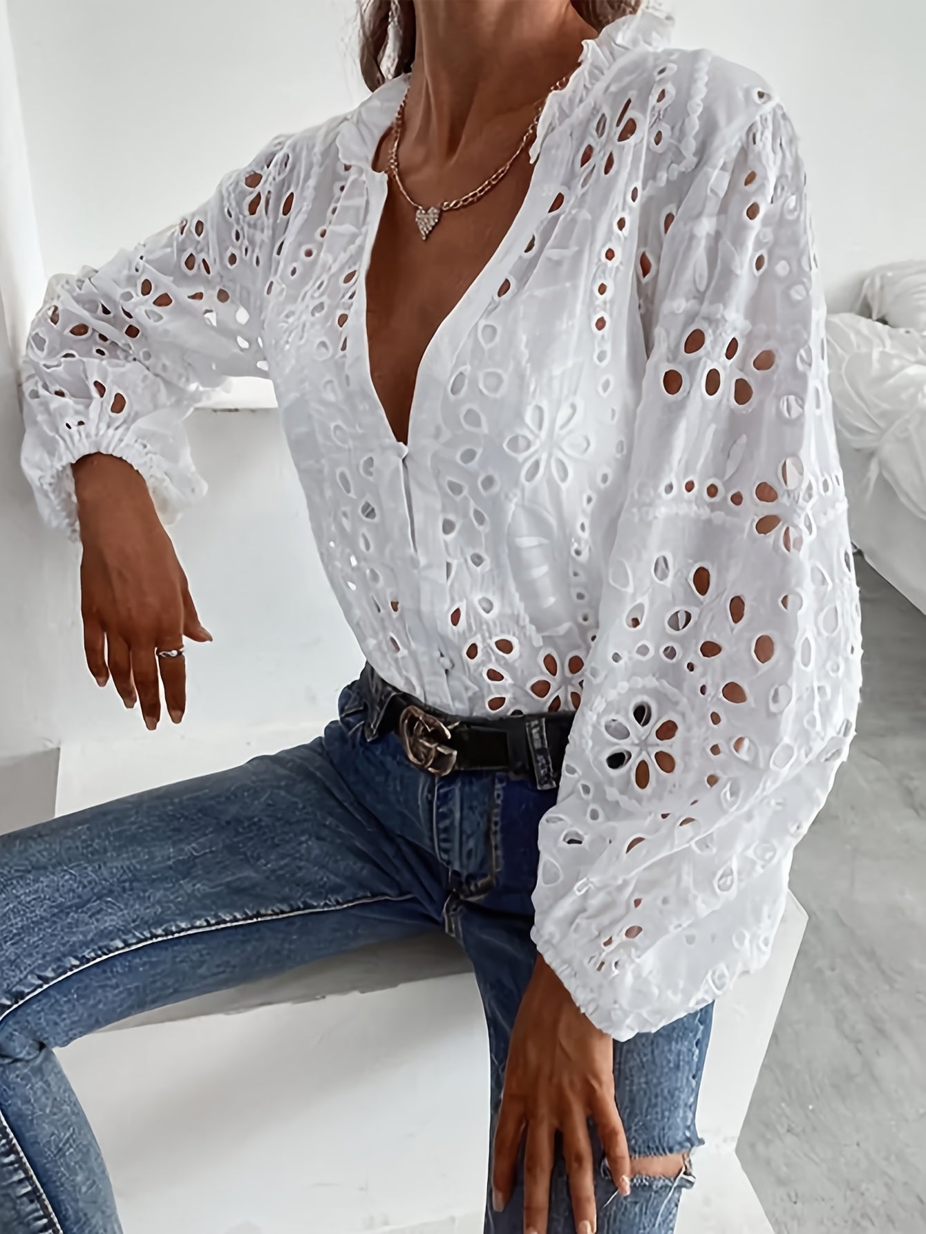 Blusa bordada