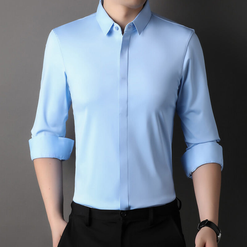 Camisa elástica lisa