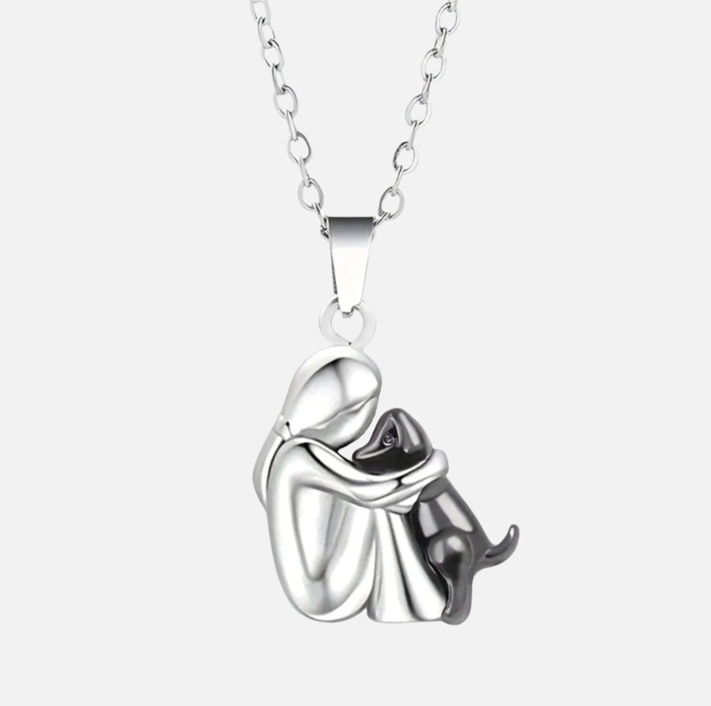 Collar con colgante en forma de perro