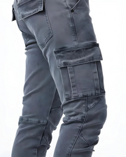 Pantalones cargo elásticos
