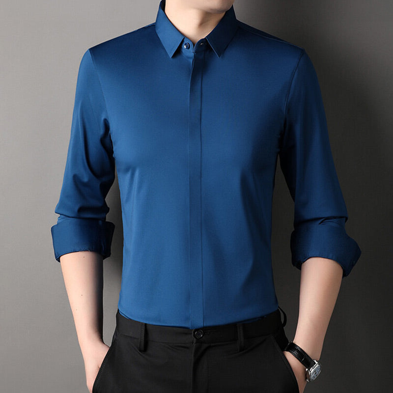 Camisa elástica lisa