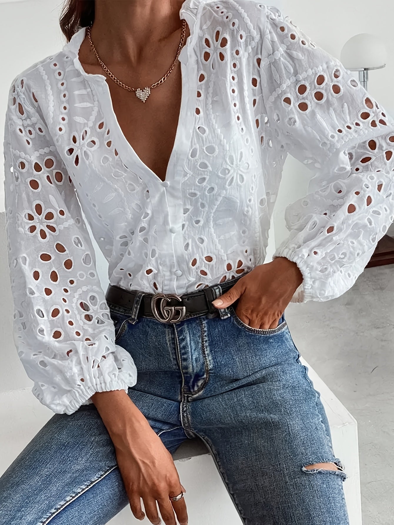 Blusa bordada