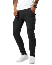 Pantalones cargo elásticos