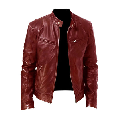 Chaqueta de Cuero Elegante