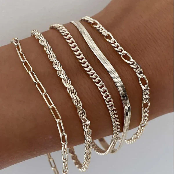 Dorada - Set de Pulseras Doradas