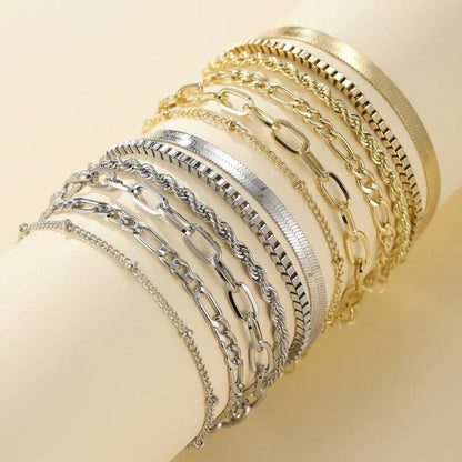 Dorada - Set de Pulseras Doradas