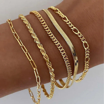 Dorada - Set de Pulseras Doradas