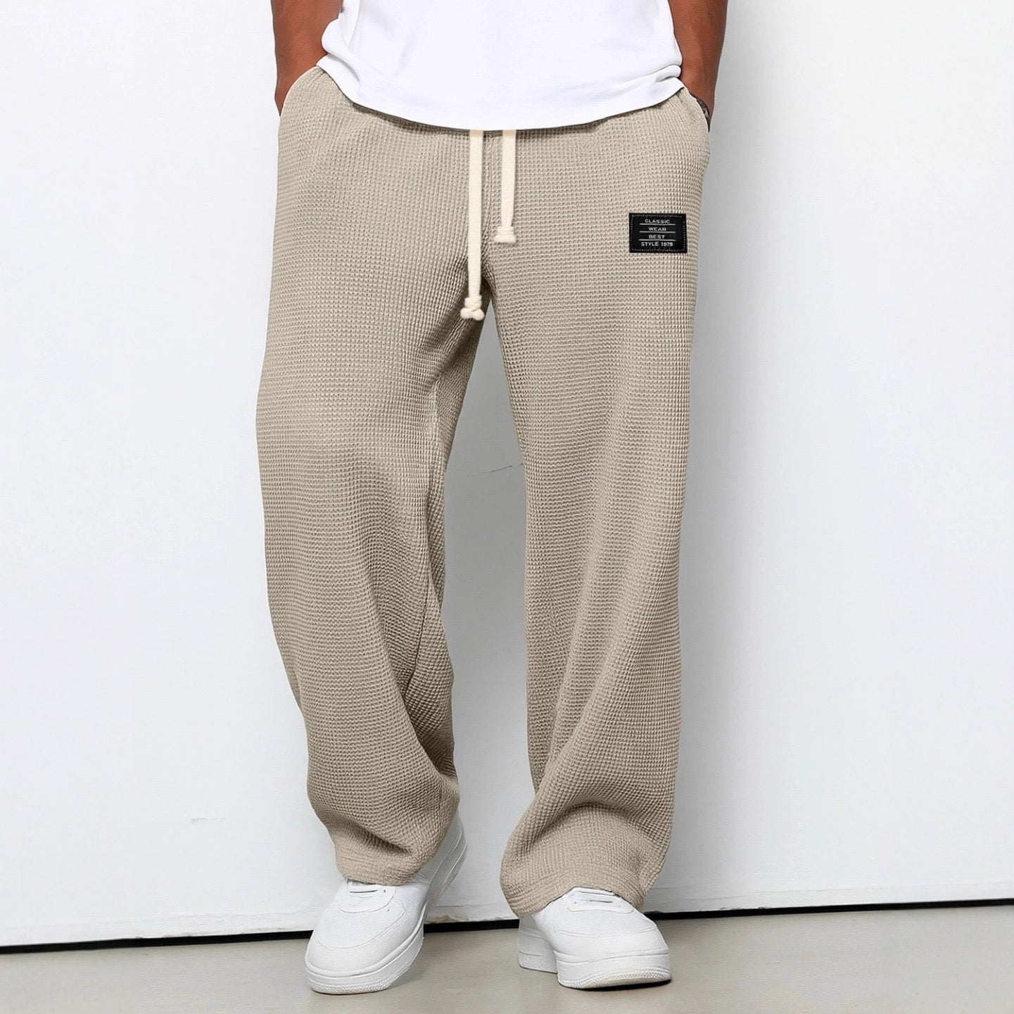 Pantalones anchos ajustables