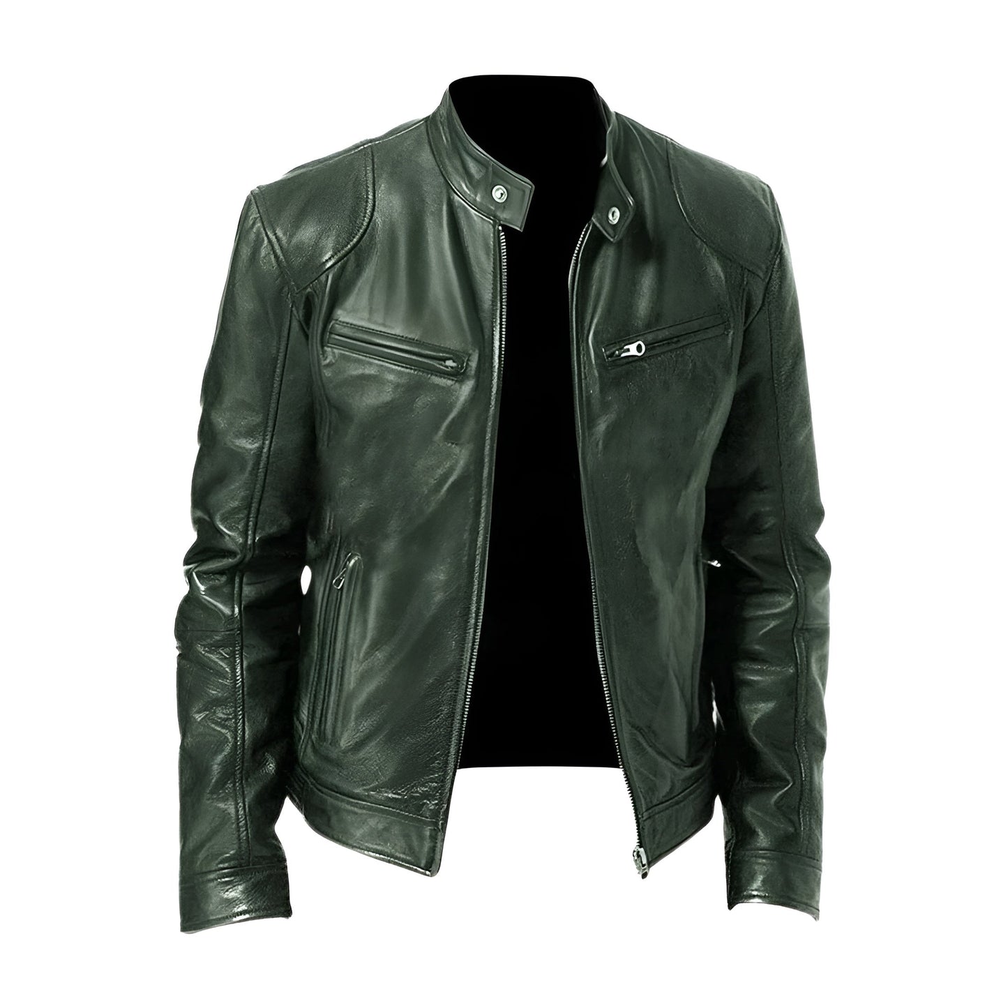 Chaqueta de Cuero Elegante