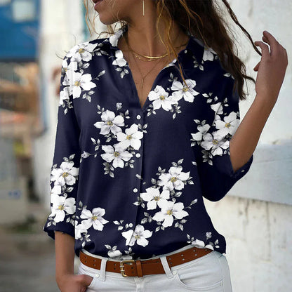 Blusa estampada moderna