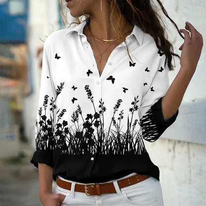 Blusa estampada moderna