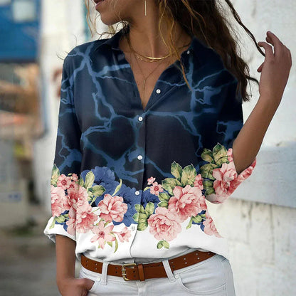 Blusa estampada moderna