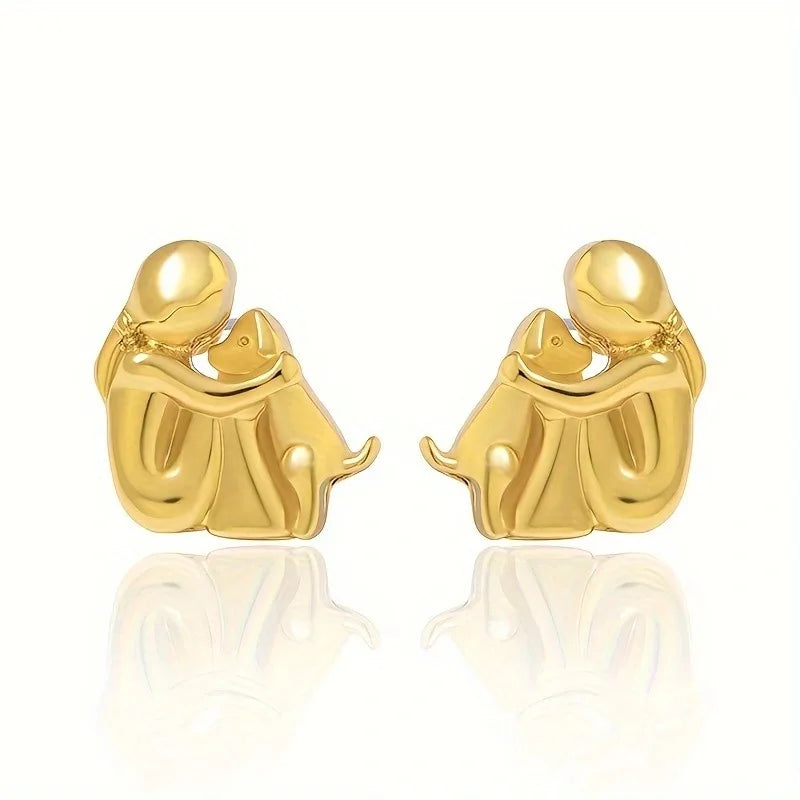 Pendientes icono de perro