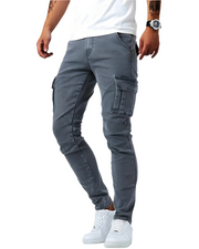 Pantalones cargo elásticos