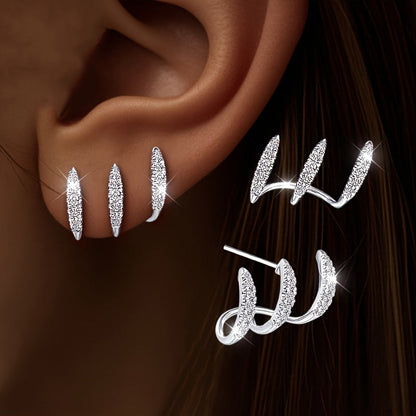 Triple - Pendientes Triple Garra