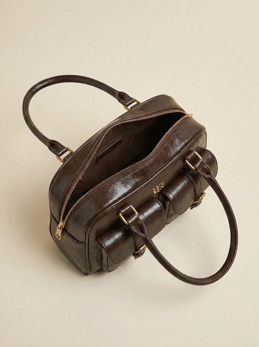 Bolso multibolsillos retro