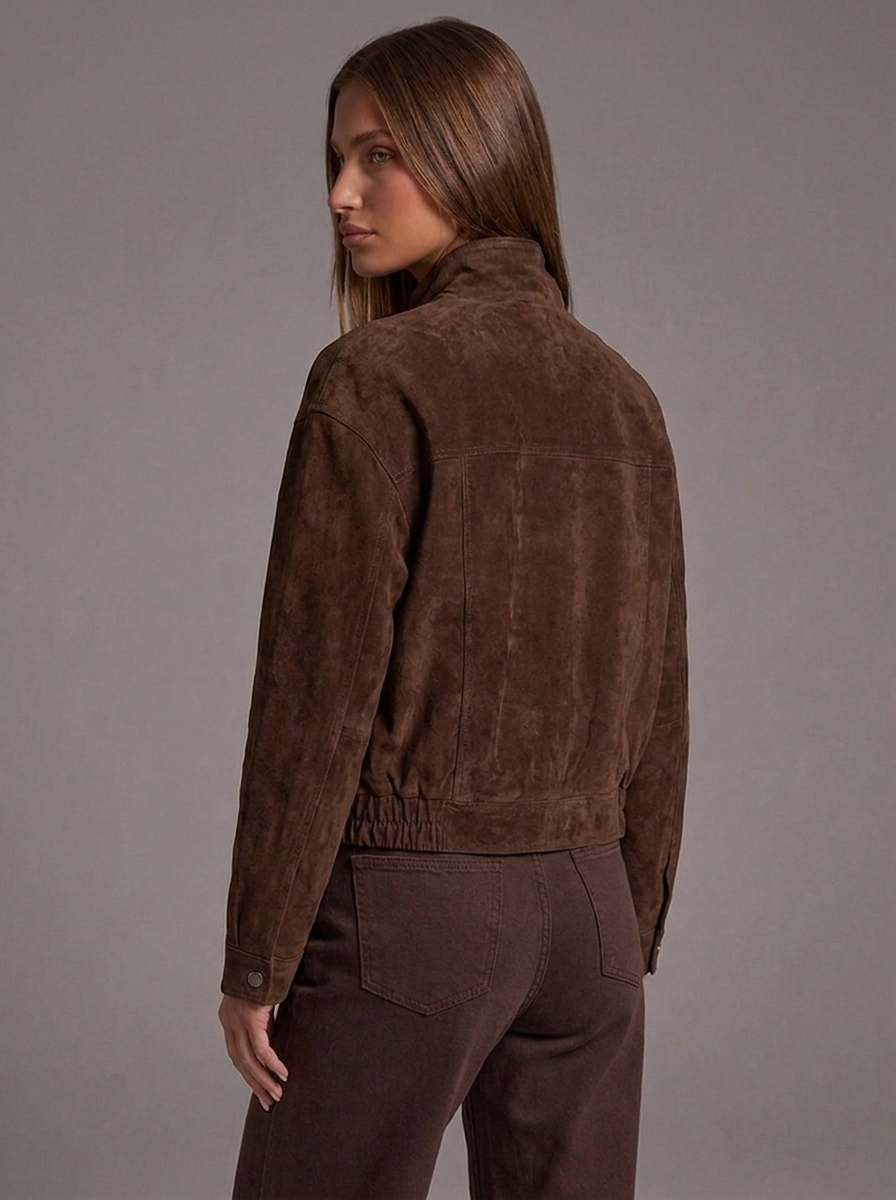 Cazadora bomber efecto ante