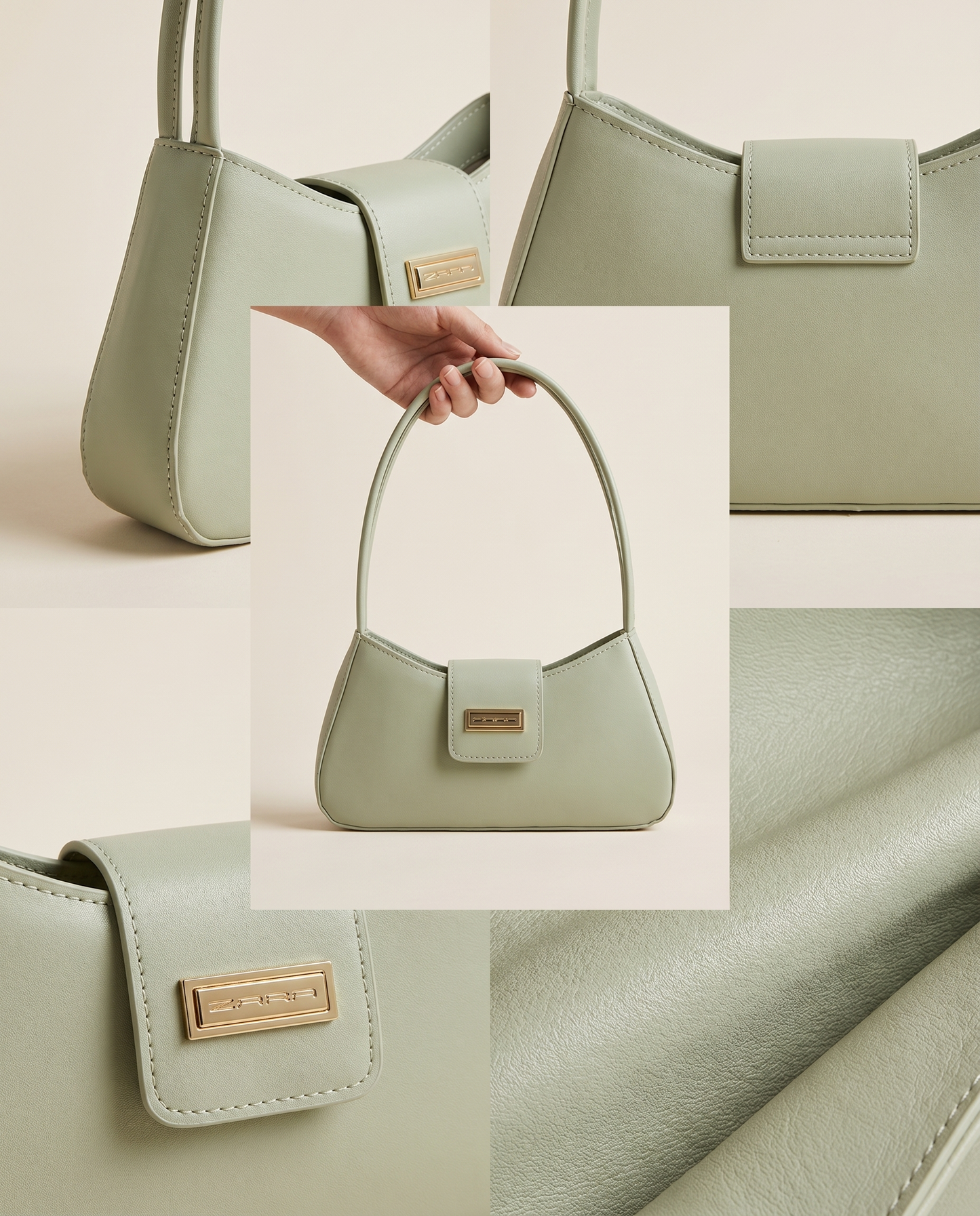 Bolso de hombro minimalista