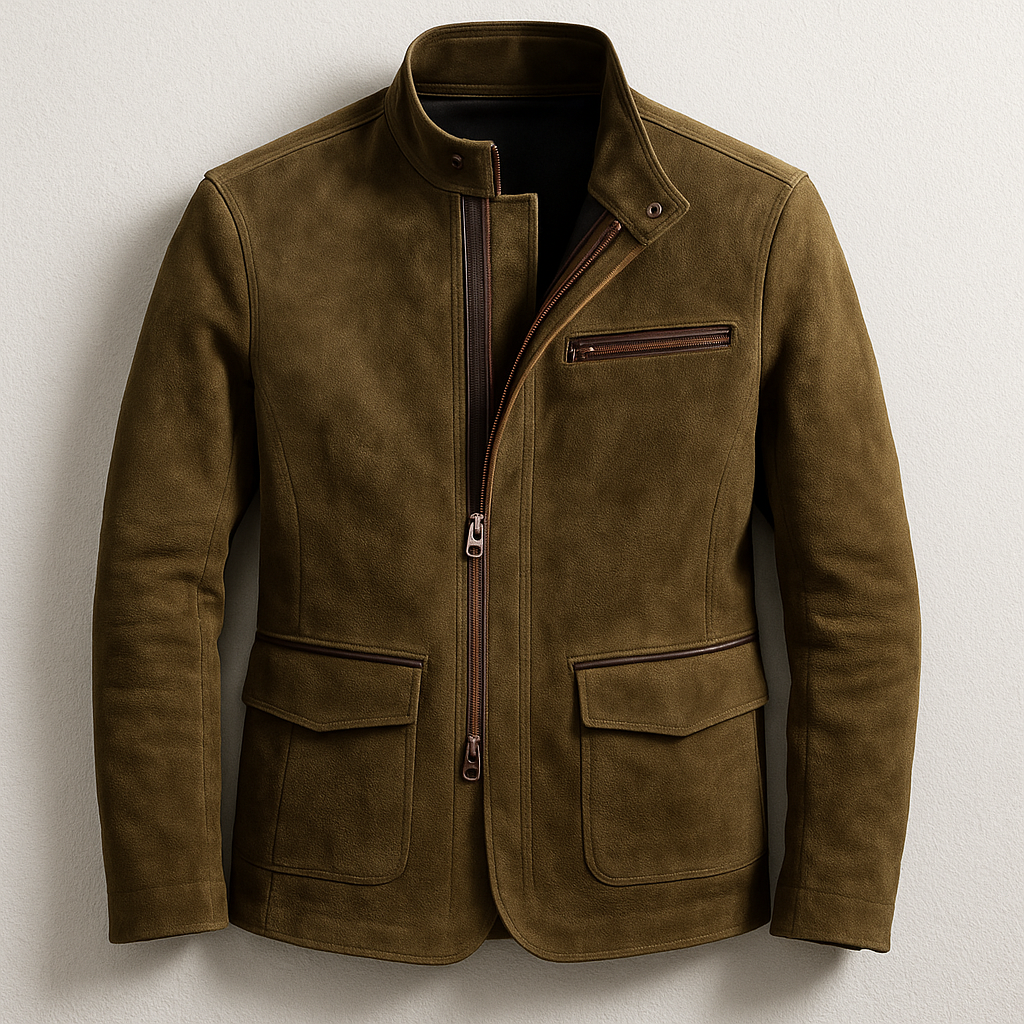 Chaqueta de gamuza