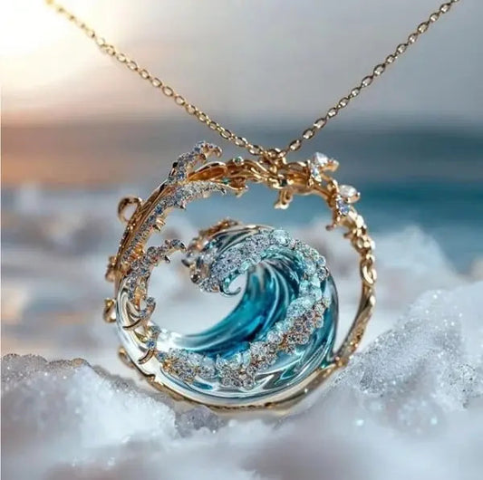 Oceano - Collar Colgante del Océano