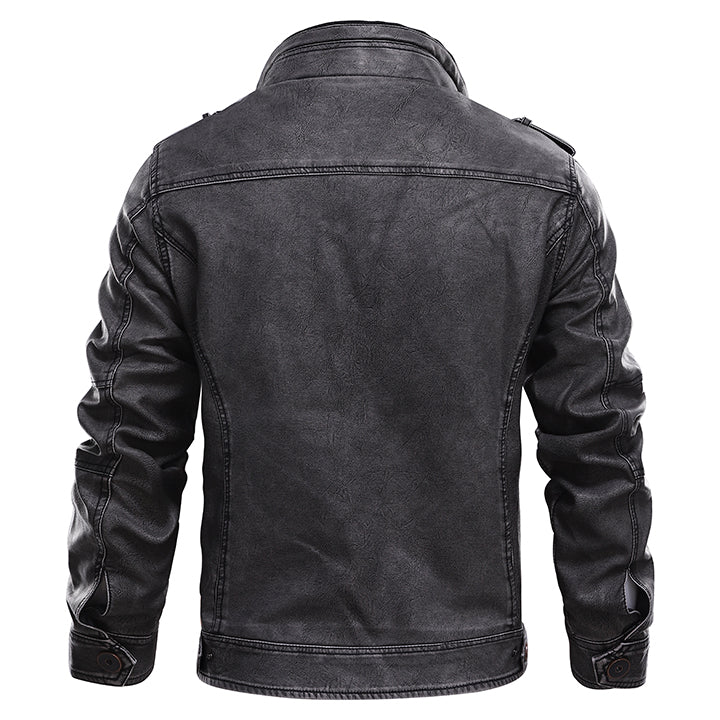 Chaqueta de cuero de lujo
