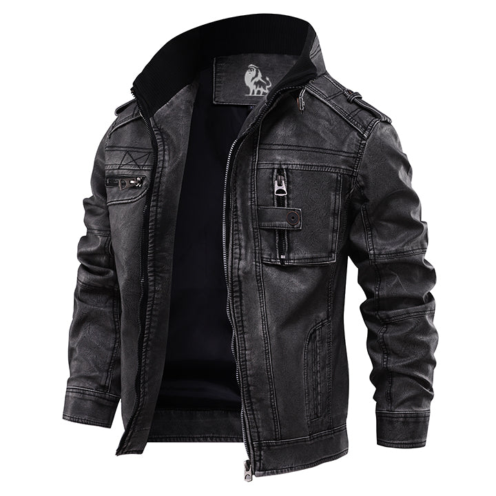 Chaqueta de cuero de lujo