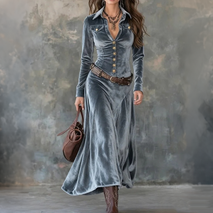 Vestido maxi moderno