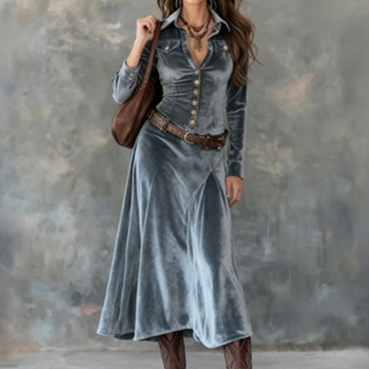 Vestido maxi moderno