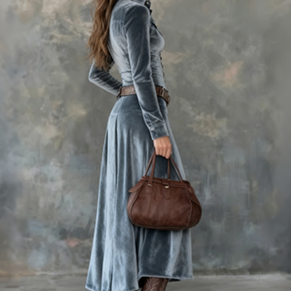 Vestido maxi moderno